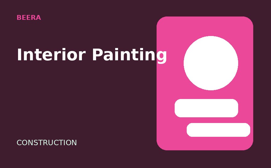 I will paint your house interior with a clean professional finish