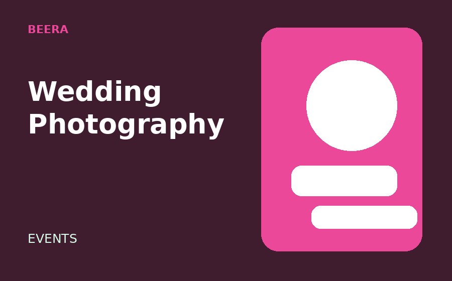 I will capture beautiful professional photos for your wedding