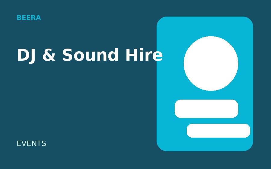 I will provide a professional DJ and sound system for your event