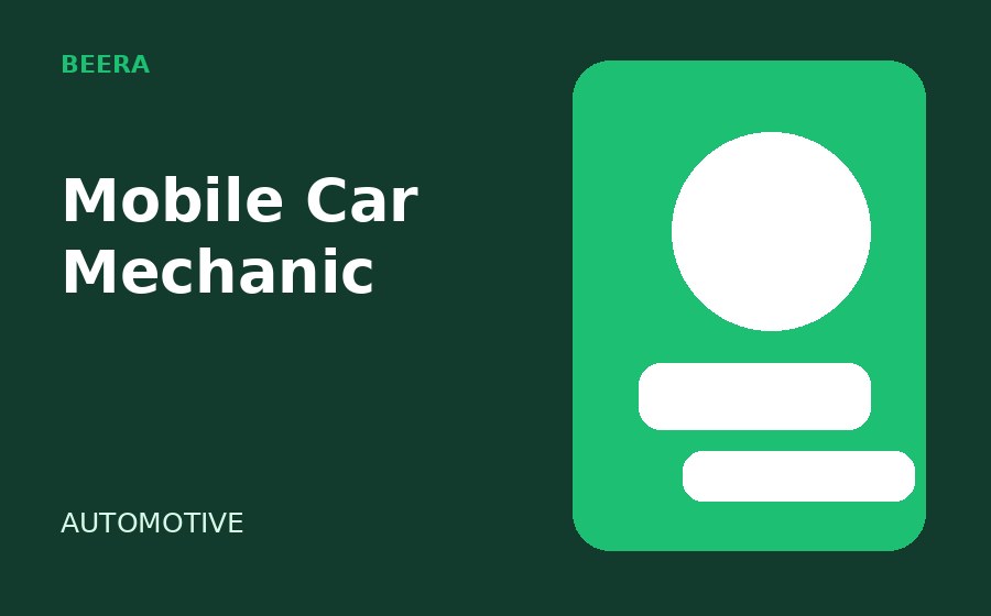 I will diagnose and repair your car at your location