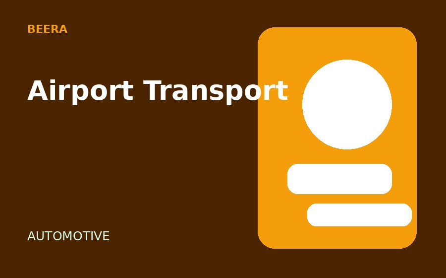 I will provide safe airport pickup and private transport