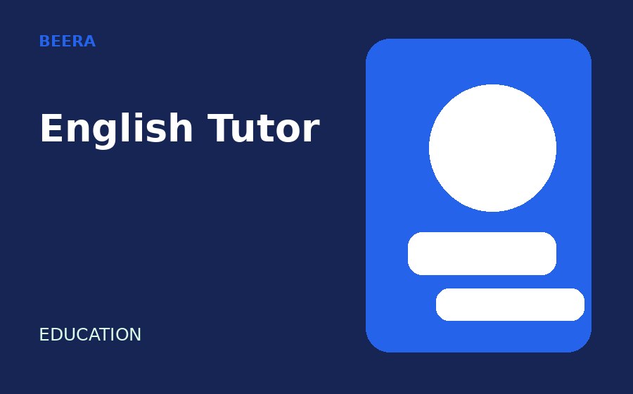 I will help you improve your spoken and written English